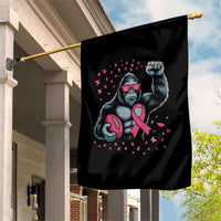 Funny Bigfoot Football Garden Flag Breast Cancer Awareness Gift - Wonder Print Shop