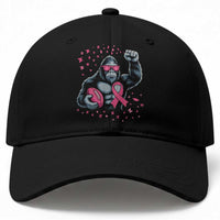 Funny Bigfoot Football Baseball Cap Breast Cancer Awareness Gift