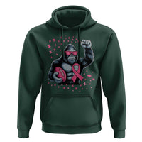 Funny Bigfoot Football Hoodie Breast Cancer Awareness Gift - Wonder Print Shop