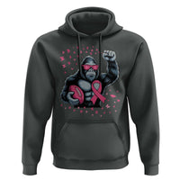 Funny Bigfoot Football Hoodie Breast Cancer Awareness Gift - Wonder Print Shop