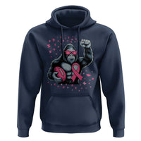 Funny Bigfoot Football Hoodie Breast Cancer Awareness Gift - Wonder Print Shop