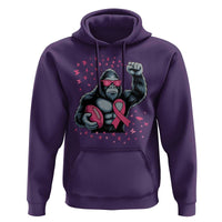 Funny Bigfoot Football Hoodie Breast Cancer Awareness Gift - Wonder Print Shop