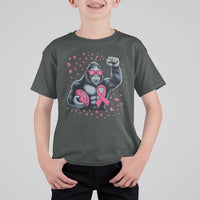 Funny Bigfoot Football T Shirt For Kid Breast Cancer Awareness Gift - Wonder Print Shop