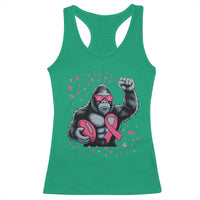 Funny Bigfoot Football Racerback Tank Top Breast Cancer Awareness Gift - Wonder Print Shop