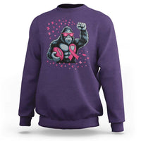 Funny Bigfoot Football Sweatshirt Breast Cancer Awareness Gift - Wonder Print Shop
