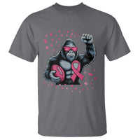 Funny Bigfoot Football T Shirt Breast Cancer Awareness Gift - Wonder Print Shop