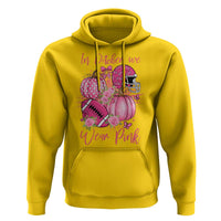 Football Breast Cancer Awareness Hoodie In October We Wear Pink Gift - Wonder Print Shop