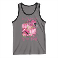 Football Breast Cancer Awareness Tank Top In October We Wear Pink Gift - Wonder Print Shop