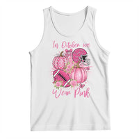 Football Breast Cancer Awareness Tank Top In October We Wear Pink Gift - Wonder Print Shop