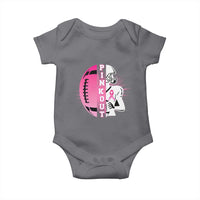 Pink Out Game Day Football Baby Onesie Breast Cancer Support - Wonder Print Shop