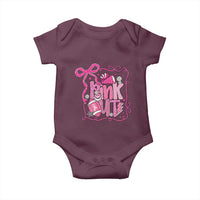 Pink Out Baby Onesie Football Support Breast Cancer Gift - Wonder Print Shop