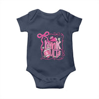 Pink Out Baby Onesie Football Support Breast Cancer Gift - Wonder Print Shop