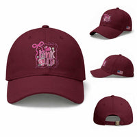 Pink Out Baseball Cap Football Support Breast Cancer Gift