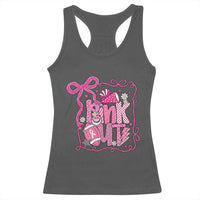 Pink Out Racerback Tank Top Football Support Breast Cancer Gift - Wonder Print Shop
