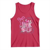 Pink Out Tank Top Football Support Breast Cancer Gift - Wonder Print Shop