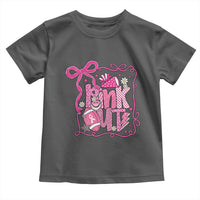 Pink Out Toddler T Shirt Football Support Breast Cancer Gift - Wonder Print Shop