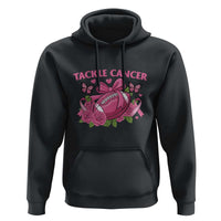 Tackle Cancer Hoodie Football Breast Cancer Awareness Pink Ribbon - Wonder Print Shop