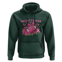 Tackle Cancer Hoodie Football Breast Cancer Awareness Pink Ribbon - Wonder Print Shop