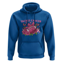 Tackle Cancer Hoodie Football Breast Cancer Awareness Pink Ribbon - Wonder Print Shop