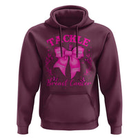 Tackle Breast Cancer Hoodie Support Fight Faith Pink Ribbon - Wonder Print Shop