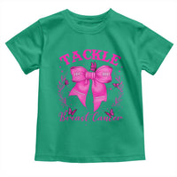 Tackle Breast Cancer Toddler T Shirt Support Fight Faith Pink Ribbon - Wonder Print Shop
