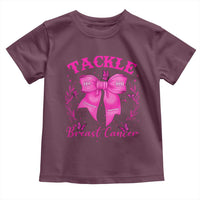 Tackle Breast Cancer Toddler T Shirt Support Fight Faith Pink Ribbon - Wonder Print Shop