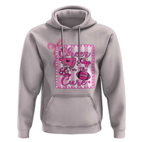 Cheer For The Cure Hoodie Breast Cancer Awareness Football Gift - Wonder Print Shop
