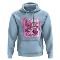 Cheer For The Cure Hoodie Breast Cancer Awareness Football Gift - Wonder Print Shop