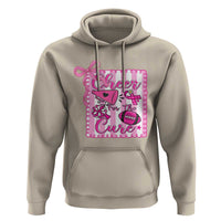 Cheer For The Cure Hoodie Breast Cancer Awareness Football Gift - Wonder Print Shop