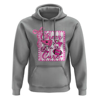 Cheer For The Cure Hoodie Breast Cancer Awareness Football Gift - Wonder Print Shop