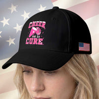 Breast Cancer Awareness Baseball Cap Funny Cheer For The Cure Gift