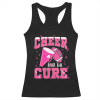 Breast Cancer Awareness Racerback Tank Top Funny Cheer For The Cure Gift - Wonder Print Shop
