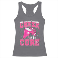 Breast Cancer Awareness Racerback Tank Top Funny Cheer For The Cure Gift - Wonder Print Shop
