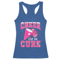 Breast Cancer Awareness Racerback Tank Top Funny Cheer For The Cure Gift - Wonder Print Shop