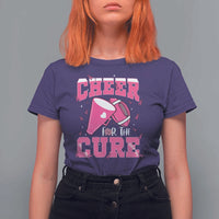 Breast Cancer Awareness T Shirt For Women Funny Cheer For The Cure Gift - Wonder Print Shop