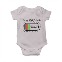 Funny Sarcastic Saying Baby Onesie I Am On Energy Saving Mode - Wonder Print Shop
