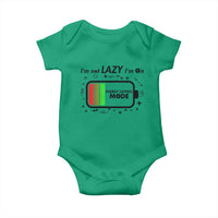 Funny Sarcastic Saying Baby Onesie I Am On Energy Saving Mode - Wonder Print Shop