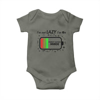 Funny Sarcastic Saying Baby Onesie I Am On Energy Saving Mode - Wonder Print Shop