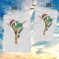 Funny Christmas Dinosaur Garden Flag Ew People Xmas Gift - Wonder Print Shop