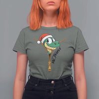Funny Christmas Dinosaur T Shirt For Women Ew People Xmas Gift - Wonder Print Shop