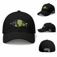 Funny Alien Baseball Cap Ew People Hater Quote