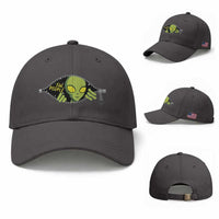 Funny Alien Baseball Cap Ew People Hater Quote