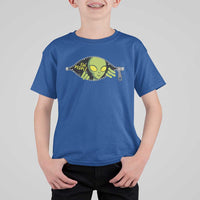 Funny Alien T Shirt For Kid Ew People Hater Quote - Wonder Print Shop