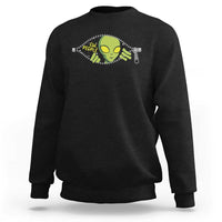 Funny Alien Sweatshirt Ew People Hater Quote - Wonder Print Shop