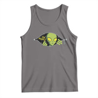 Funny Alien Tank Top Ew People Hater Quote - Wonder Print Shop