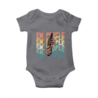 Ew People Hater Baby Onesie Funny Bigfoot Sarcastic Quote - Wonder Print Shop