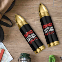 Zombies Eat Brains Dont Worry You Are Safe Bullet Tumbler Funny Zombie Joke