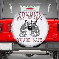 Funny Opossum Raccoon Skeleton Spare Tire Cover Zombies Eat Brains Dont Worry You Are Safe