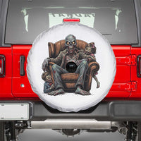 Funny #1 Dad Zombie Horror Spare Tire Cover Halloween Family Father Gift