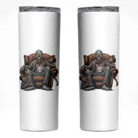 Funny #1 Dad Zombie Horror Skinny Tumbler Halloween Family Father Gift